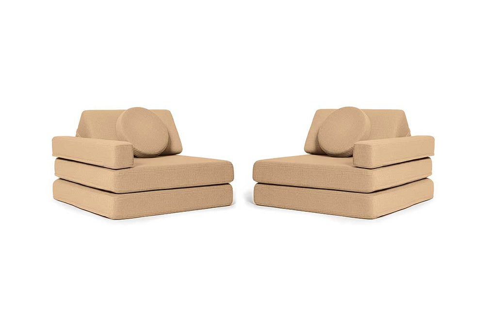 Shappy Play Sofa Ultra Plush Camel