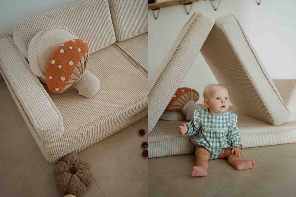Shappy Play Sofa Corduroy Vanilla
