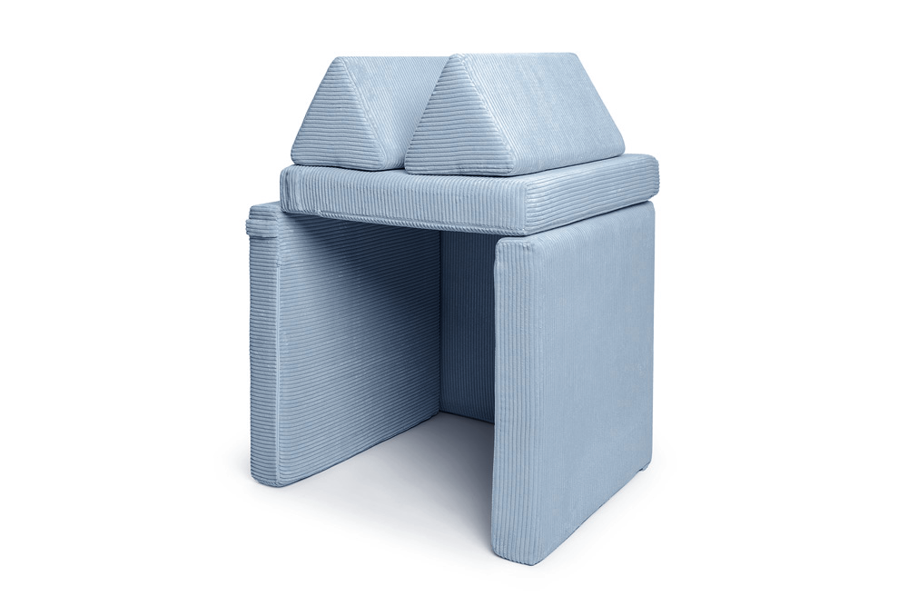 Shappy Play Sofa Pure Corduroy Sky Sugar