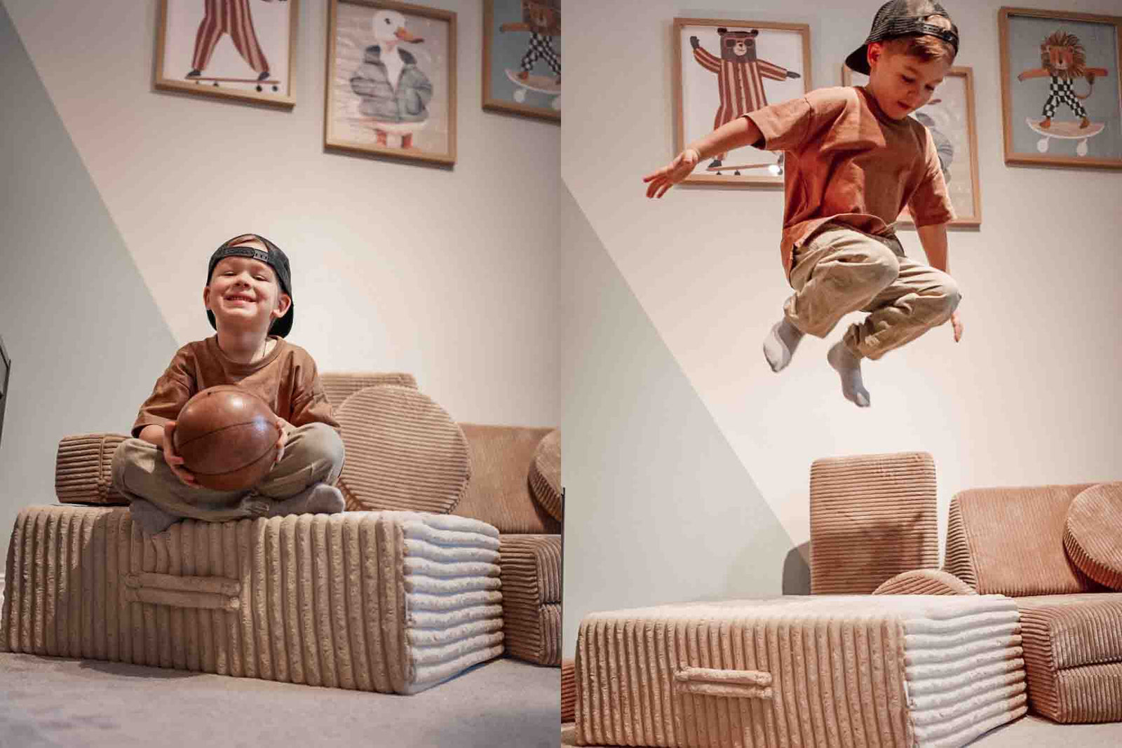 Shappy Trampoline Pure Corduroy Waffle Brown Sugar