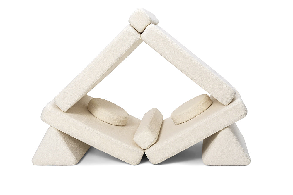 Shappy Play Sofa Original Teddy Soft Cream